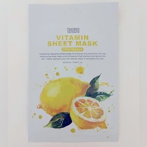 5/$18 TENZERO Vitamin Fruit Extract Face Mask Sheet
